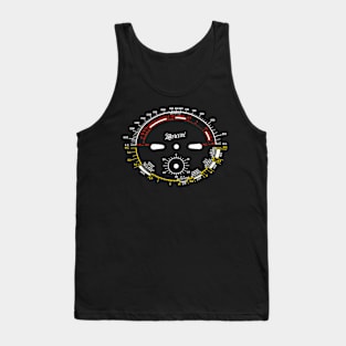 Radio Marconi Tuning Dial Design Tank Top